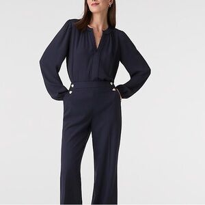 ANN TAYLOR sailor pants in navy blue size 8 (31 X 33) high waisted